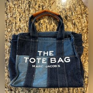 Marc Jacobs Dark Blue Denim Tote Bag
